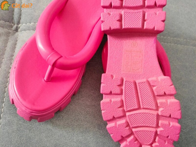 Sandale dama, platforma, culori multiple - 4/4