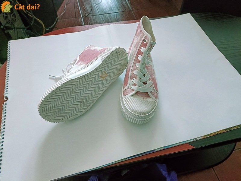 Tenisii sport, inalti, roz pudra - 3/4