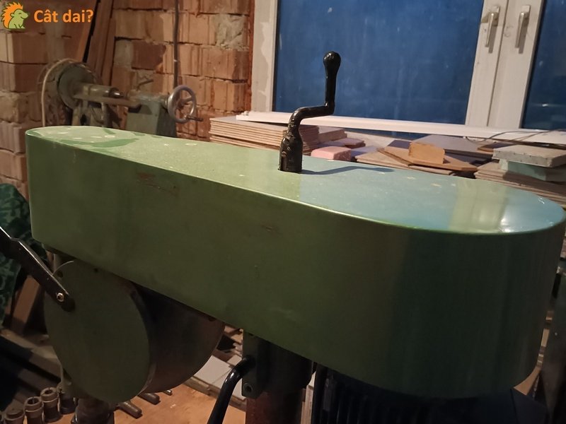 Masina de gaurit si frezat lemn, veche, functionala - 4/10