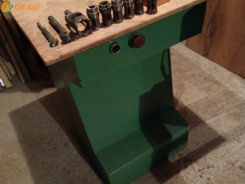 Masina de gaurit si frezat lemn, veche, functionala - 5/10