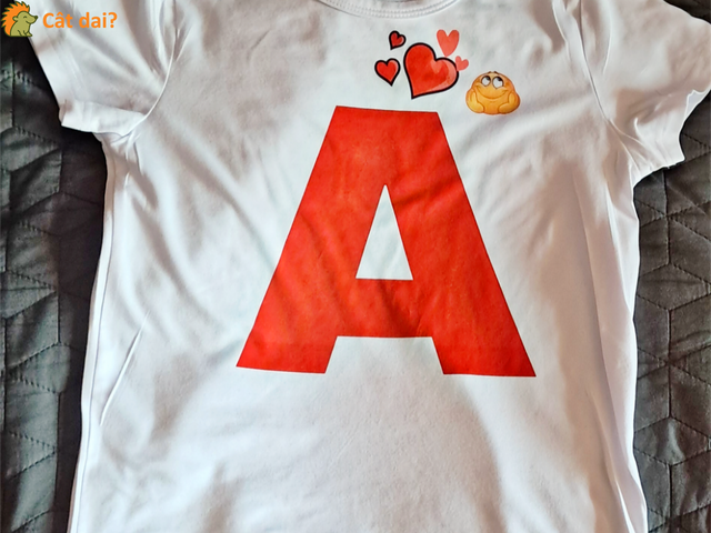 Tricou nou  copii 6-7 ani litera A