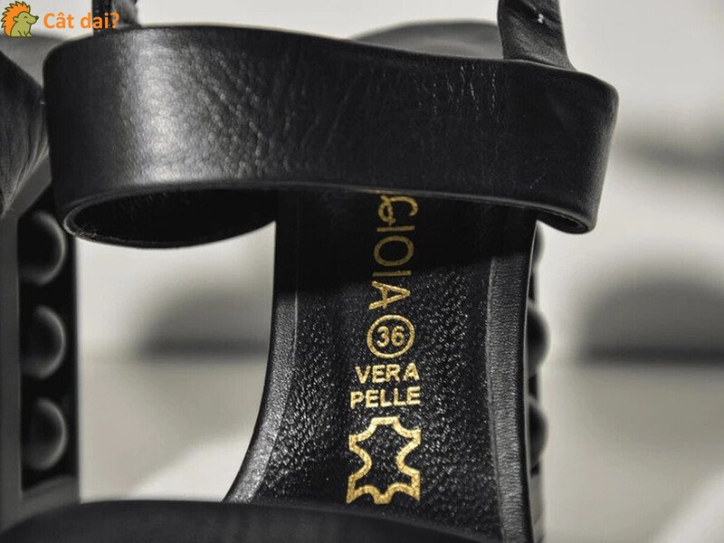 Sandale negre Benvenuti, din piele, marimea 36 - 2/3