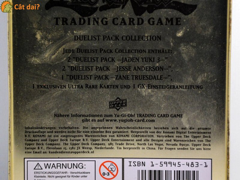 Yu-Gi-Oh! Cutie de aluminiu GX ERA 2006 - 2/4