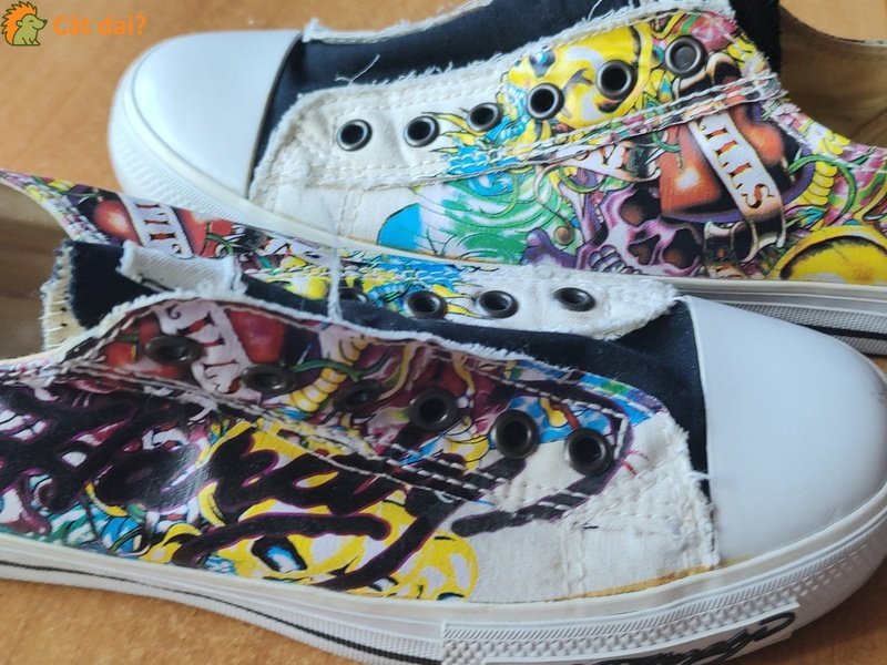 Tenisi Ed Hardy, multicolor, uzura - 1/8