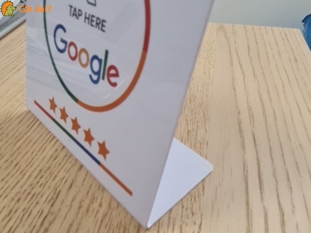 Display recenzii Google - Review us on Google