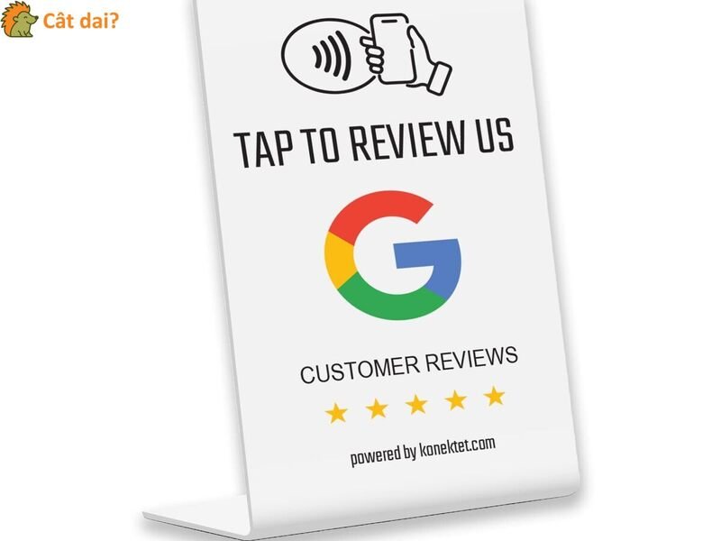 Display recenzii Google - Review us on Google - 3/3