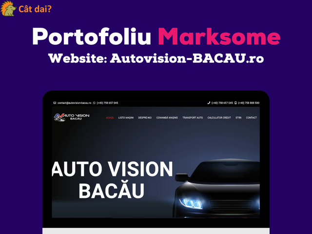 Serviicii Creare Website / Magazin Online